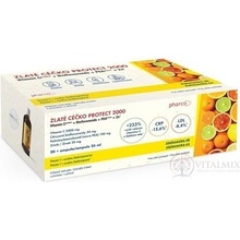 ZLATÉ CÉČKO PROTECT 2000 ampule vitamin C + bioflavonoidy + PEA + zinek s příchutí 20x25 ml 500 ml