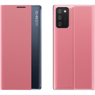 HQWear Флип-кейс New Sleep Case за Samsung Galaxy A03s, Розов (9145576241318)