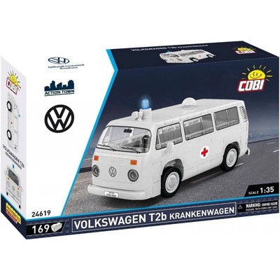 COBI 24619 Action Town Automobil Volkswagen T2 Sanitka 1:35