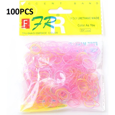 HARAHU Еднократни Гумички - Розова / 100бр kp24220 (24220)