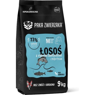 Paka Zwierzaka Salmon with Baltic fish M Mono 9 kg