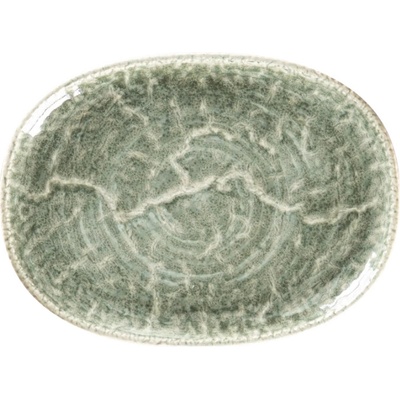 RAK Porcelain Krush tanier oválny 28 x 20,5 cm, zelený KSOP28SG-6