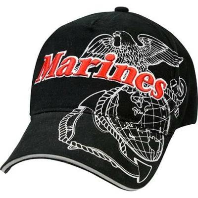 ROTHCO DELUXE US.MARINES baseball ČERNÁ 9794