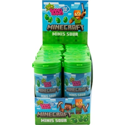 Minecraft Žvýkací kyselý bonbon 12 x 31 g
