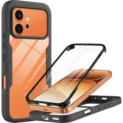 Techsuit Калъф за Honor 600 / 600 Pro - ColorVerse 360 Series + протектор - Techsuit - Черен
