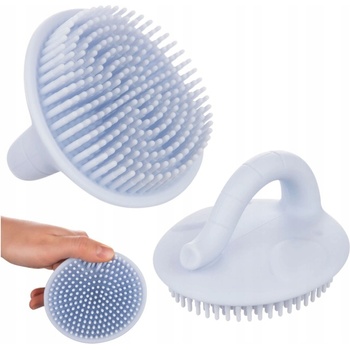 Canpol babies Silikonový koupelový kartáč modrý