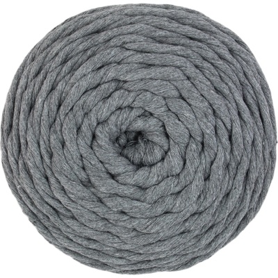 Vlna-hep Příze Twist 5mm - bavlna - macrame Twist: 8235 Šedá
