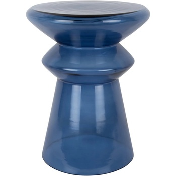 Leitmotiv Стъклена кръгла странична масичка ø 32 cm Amarre - Leitmotiv (LM2296BL)