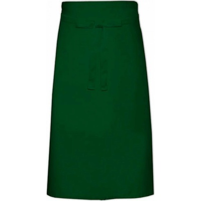 Link Kitchen Wear Kuchařská zástěra ke kolenům 70 x 140 cm Zelená lahvová, 70 x 140 cm X70140