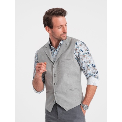 Ombre Clothing Светлосиво мъжко сако с яка Ombre Clothing Ombre Clothing | Siv | МЪЖЕ | L