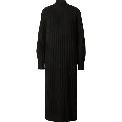 TOPSHOP Плетена рокля черно, размер s