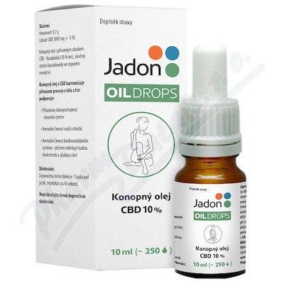 Jadon oil drops konopný olej CBD 10% 5 ml