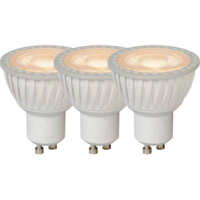 Lucide LED žiarovka 5 cm Dim. GU10 3x5W 3000K biela