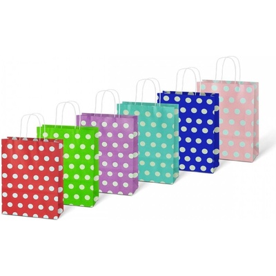 MFP dárková taška 5251325 kraft - puntík mix