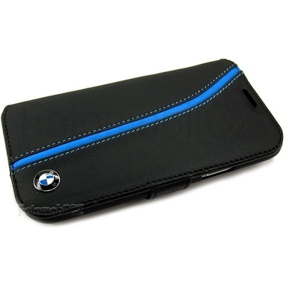 Pouzdro BMW Singature Seat Folio kožené Samsung i9195 Galaxy S4 mini černé