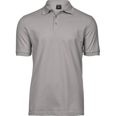 TEE JAYS tj1405 / Мъжка еластична поло тениска от плътен памук - цвят камък m (18140505202)