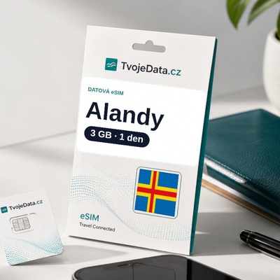 eSIM Alandy neomezeně / 1 den