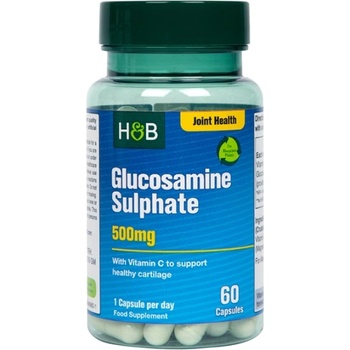 Image 1 of Holland & Barrett Glucosamine Sulphate 500 mg [60 капсули]