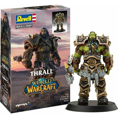 Revell Model Kit Gift Set Orc Thrall from World of Warcraft 13 cm REV03516 1:16