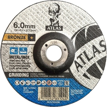 Atlas Brusný kotouč 150 x 6.0 mm A24R BF27 66252828868