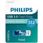 Philips Vivid Edition Spring Blue 512GB USB 3.0 (FM51FD001B/00) Флаш памет