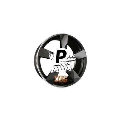Ultra Wheels UA5-RS black polished 10x22 5x112 ET50