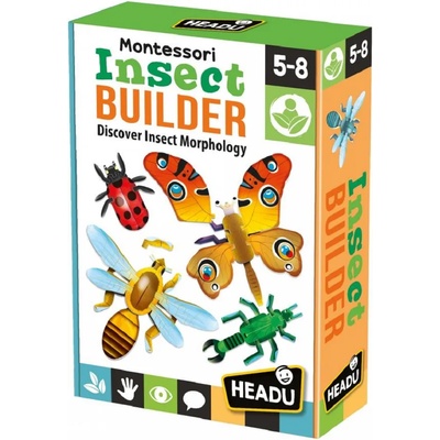 Headu Образователна игра Headu Montessori - Строител на насекоми (HMU27040)