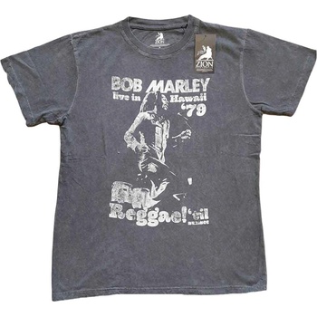 Bob Marley Риза Hawaii Unisex Charcoal Grey 2XL (BMASWASH01MC05)