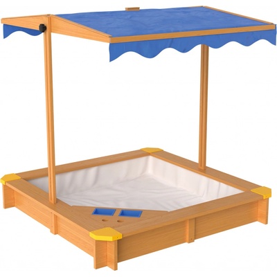 PLAYTIVE 343946 pískoviště přírodní/modrá – Zboží Dáma PLAYTIVE 343946 pískoviště přírodní/modrá – Zboží Dáma