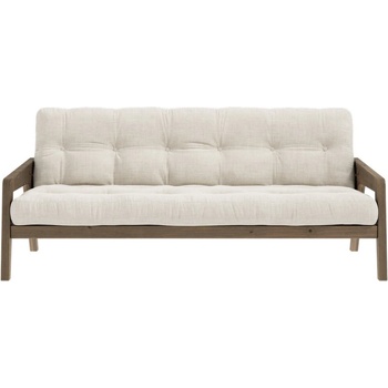 Karup Design Бежов велурен разтегателен диван 204 cm Grab - Karup Design (132106510)