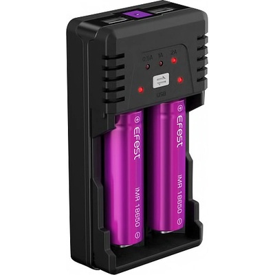 eFest V2 dual USB nabíječka monočlánky
