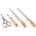 Outwell Chena Knife Set Peeler Scissor Цвят: кафяв
