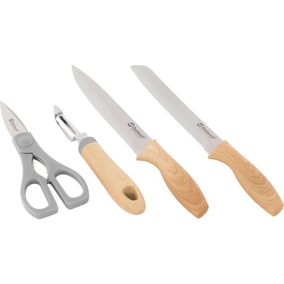 Outwell Chena Knife Set Peeler Scissor Цвят: кафяв