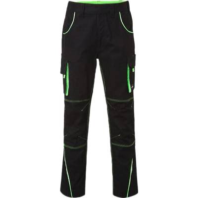 James & Nicholson JN 832 pánske pracovné nohavice dark green/black