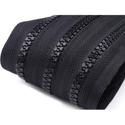 Prima-obchod Zip kostěný No 5 metráž černý, barva Černá