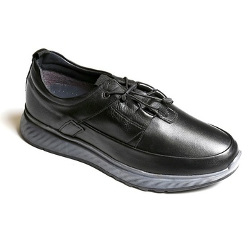 Base Мъжки кожени обувки - Черни 20210834586 (320934_Черно)