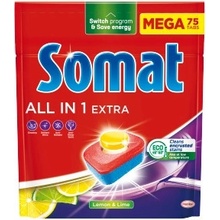 Somat All in 1 Extra tablety do umývačky riadu 75 ks