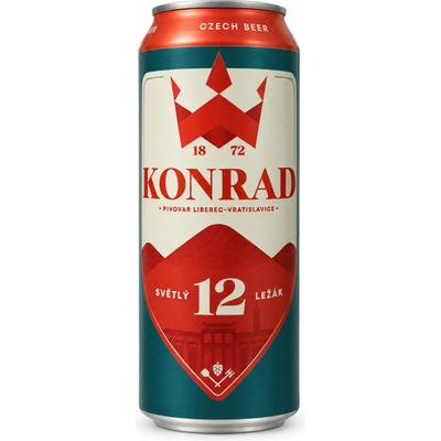 Konrad Vratislavice 12° 0,5 l (plech)