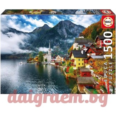 Educa Пъзел educa 19939 - 1500 части - Халщадт, Австрия (edu19939)