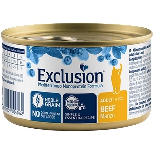 Exclusion Mediterraneo Adult beef 85 g