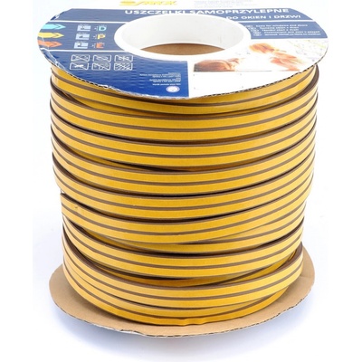 Vorel TO-76766 Těsnění do oken a dveří samolepící 9 x 5,5 mm TYP P 100 m hnědé – Hledejceny.cz