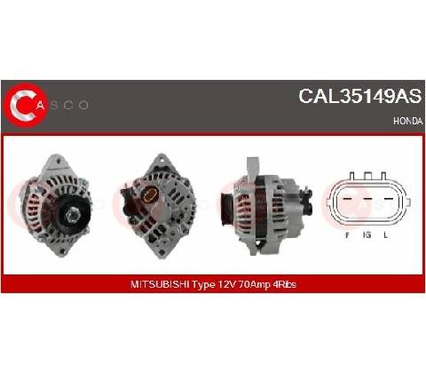generátor CASCO CAL35149AS