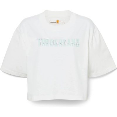 Timberland Тениска 'Cropped' черно, размер XL