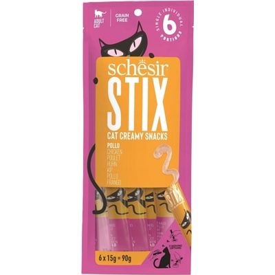 Schesir Cat Stix Liquid Snack kura 6 x 15 g