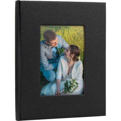 WALTHER Fotoalbum na fotorôžky 16x20 cm 16 strán čierne strany FA-090-B