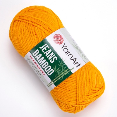 YarnArt Jeans Bamboo 106 - sytá žlutá
