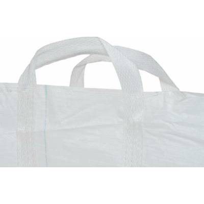 Pytel BigBag TSF2, 68x35x46 cm, PP, 2 uši, bílý, stahovací pytel, ploché dno, max. 100 kg, zahrada