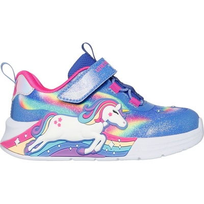 Skechers dievčenská vychádzková obuv UNICORN modrá mix
