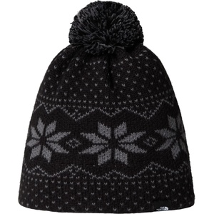 The North Face Детска зимна шапка (beanie) The north face Kid's Cabin Ski Tuke Beanie - TNF Black Jacquard - размер One Size (904-4514-0311)