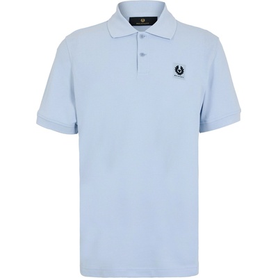 BELSTAFF Cotton Pique Polo - Sky Blue